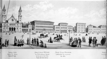Vue de Munich, 1869